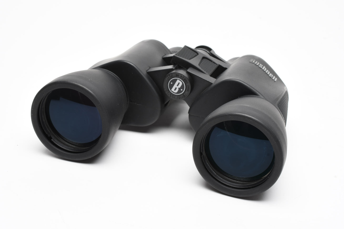 Bushnell PowerView 10x50 Binoculars w/Case, Strap, Caps, Nice