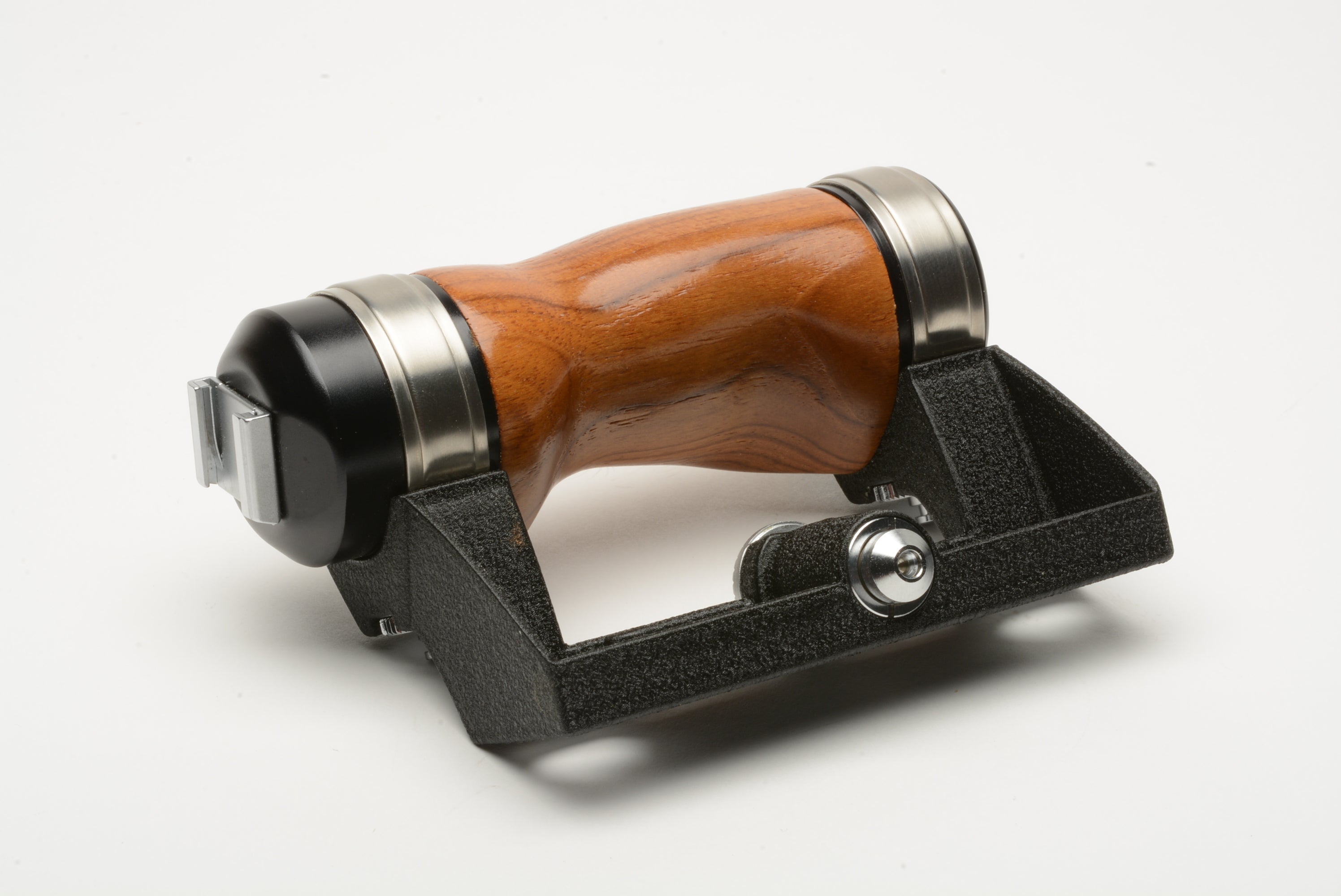 Asahi Pentax genuine wood hand grip for 6x7 67 II cameras, very clean,  +instr.