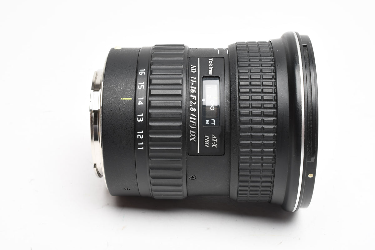 Tokina SD 11-16mm f2.8 IF DX AT-X Pro lens for Canon EF, Great