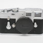 Leica M3 SS Chrome body, Fully CLA'd, 6M warranty, cap, clean, works great