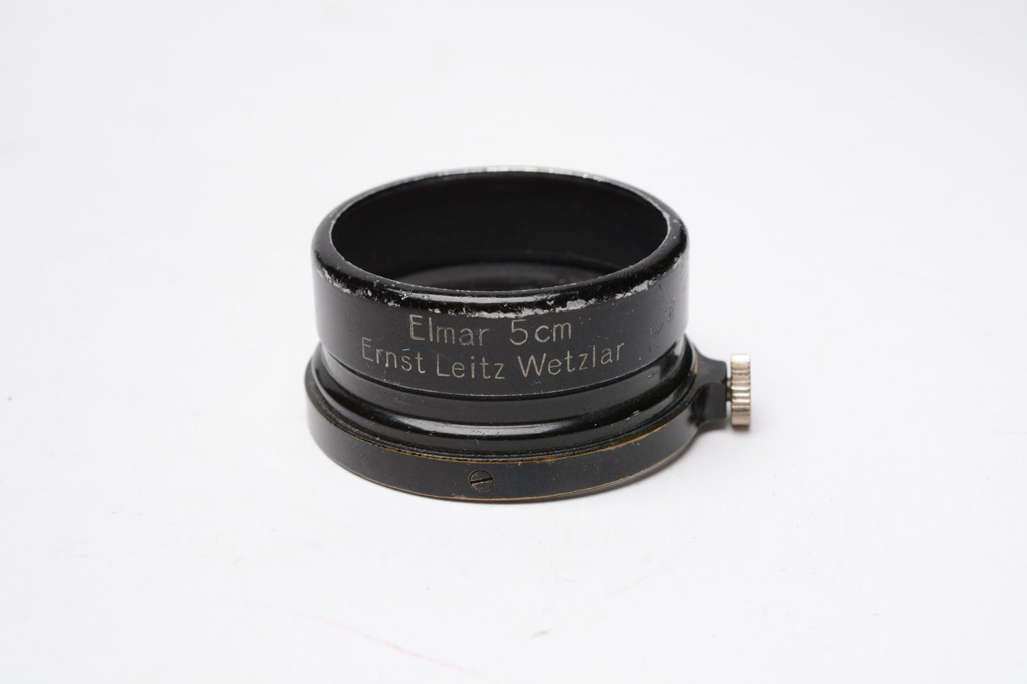 Leica Leitz FISON lens hood for Elmar 5cm 50mm f/3.5 lens, Black, nice