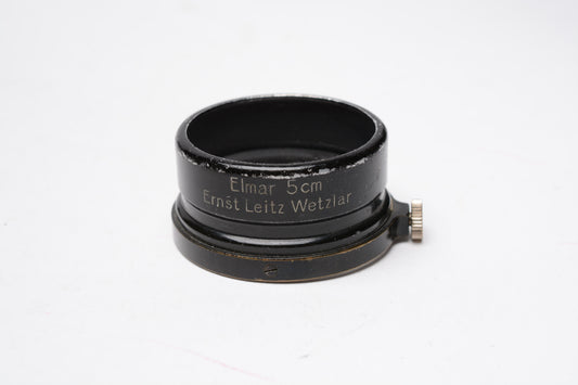 Leica Leitz FISON lens hood for Elmar 5cm 50mm f/3.5 lens, Black, nice