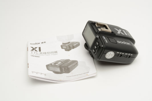 Godox X1 TTL Wireless Camera Flash Trigger X1T-N 2.4 G For Sony w/Manual