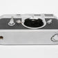 Leica M3 SS Chrome body, Fully CLA'd, 6M warranty, cap, clean, works great