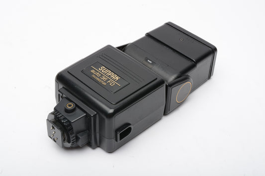 Sunpak Auto 36 FD Thyristor Flash for Nikon TTL cameras, tested