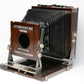 Ebony RW810 8x10 camera Mahogany & Titanium in Pelican 1610 rolling case +lens board