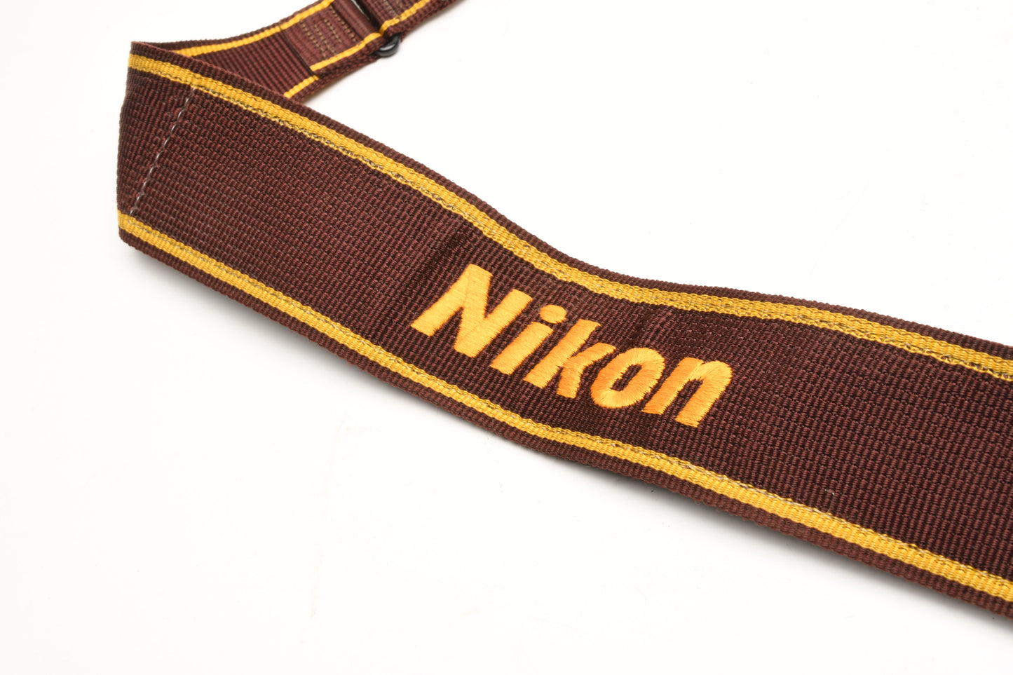 Nikon quality 1.5" wide camera strap (Burgundy/Gold), nice & clean