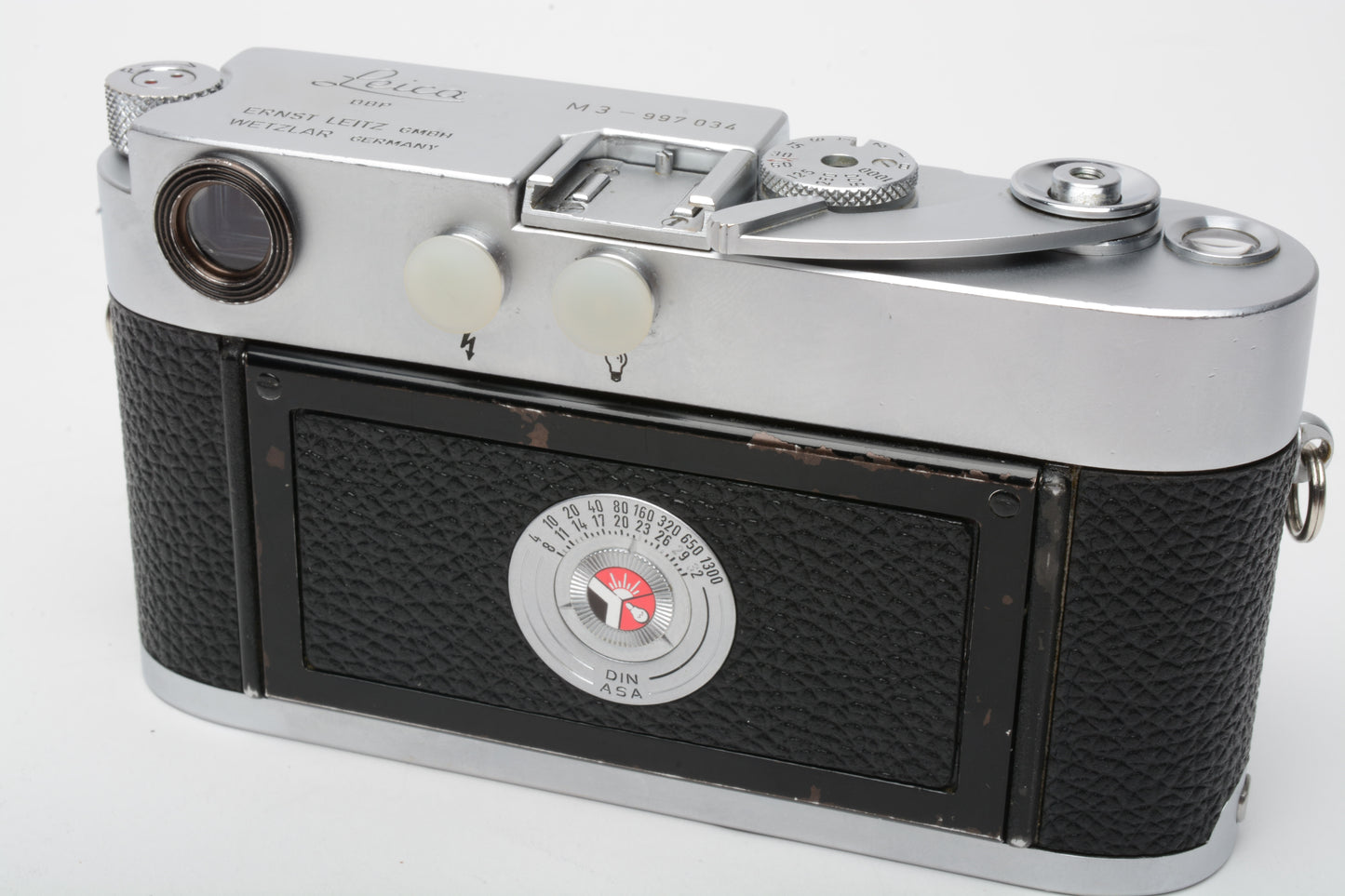 Leica M3 SS Chrome body, Fully CLA'd, 6M warranty, cap, clean, works great