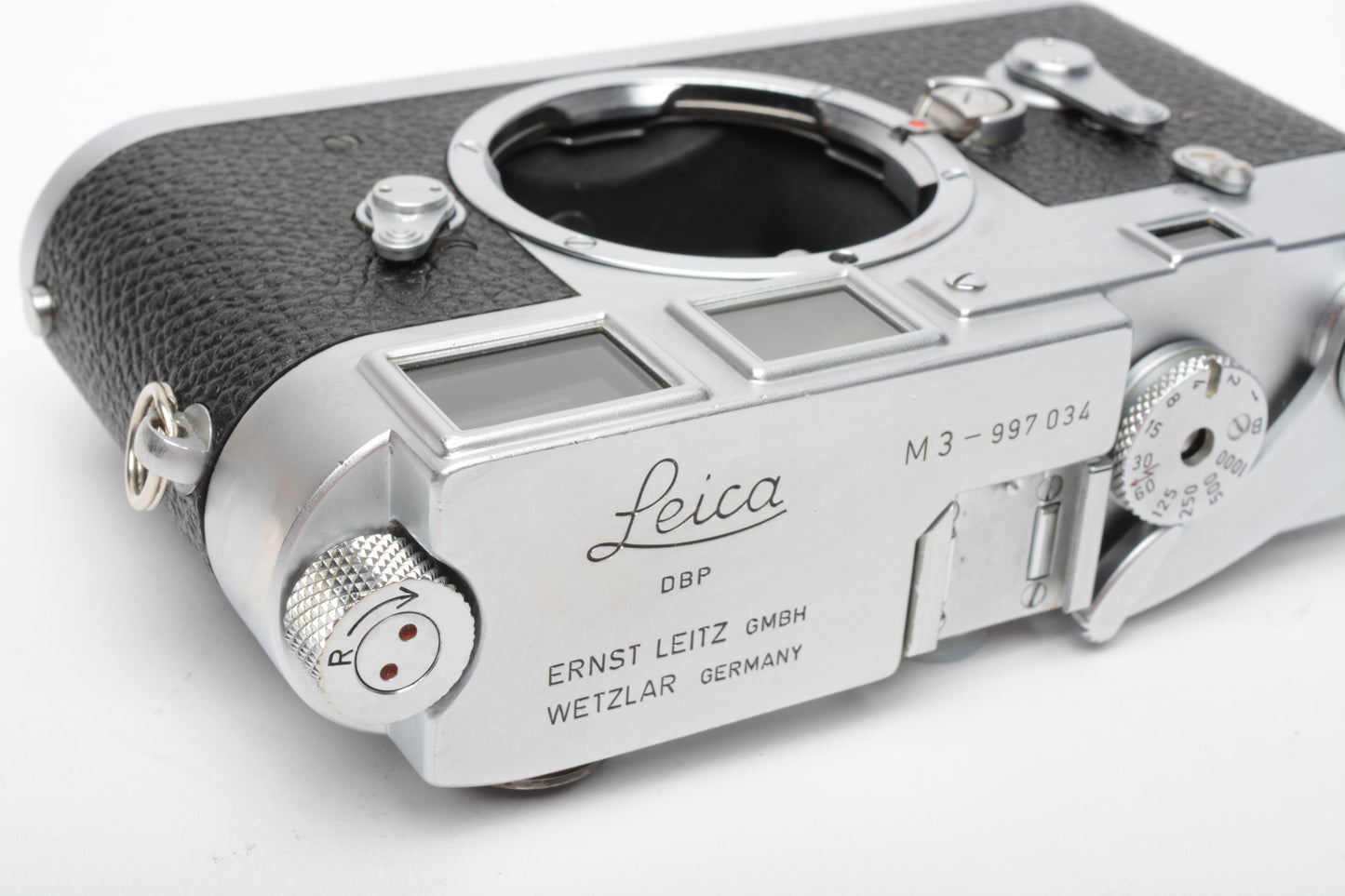 Leica M3 SS Chrome body, Fully CLA'd, 6M warranty, cap, clean, works great