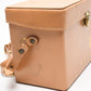 Revere Vintage tan leather case ~8.5 x 5.5 x 4.5", Nice