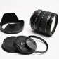 Canon EF 24-85mm f3.5-4.5 USM  compact zoom lens, caps, UV, Hood, Great!