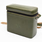 Top Grain Genuine Cowhide Olive Green camera case 5x6x2.5", Nice