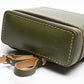 Top Grain Genuine Cowhide Olive Green camera case 5x6x2.5", Nice