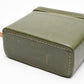 Top Grain Genuine Cowhide Olive Green camera case 5x6x2.5", Nice