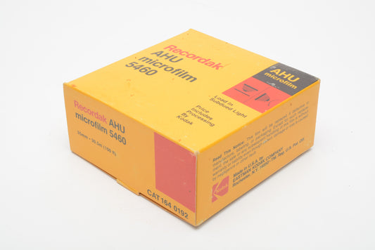 Kodak Recordak AHU Microfilm 5460 35mm 100ft. Sealed Expired 10/1976 #164-0192