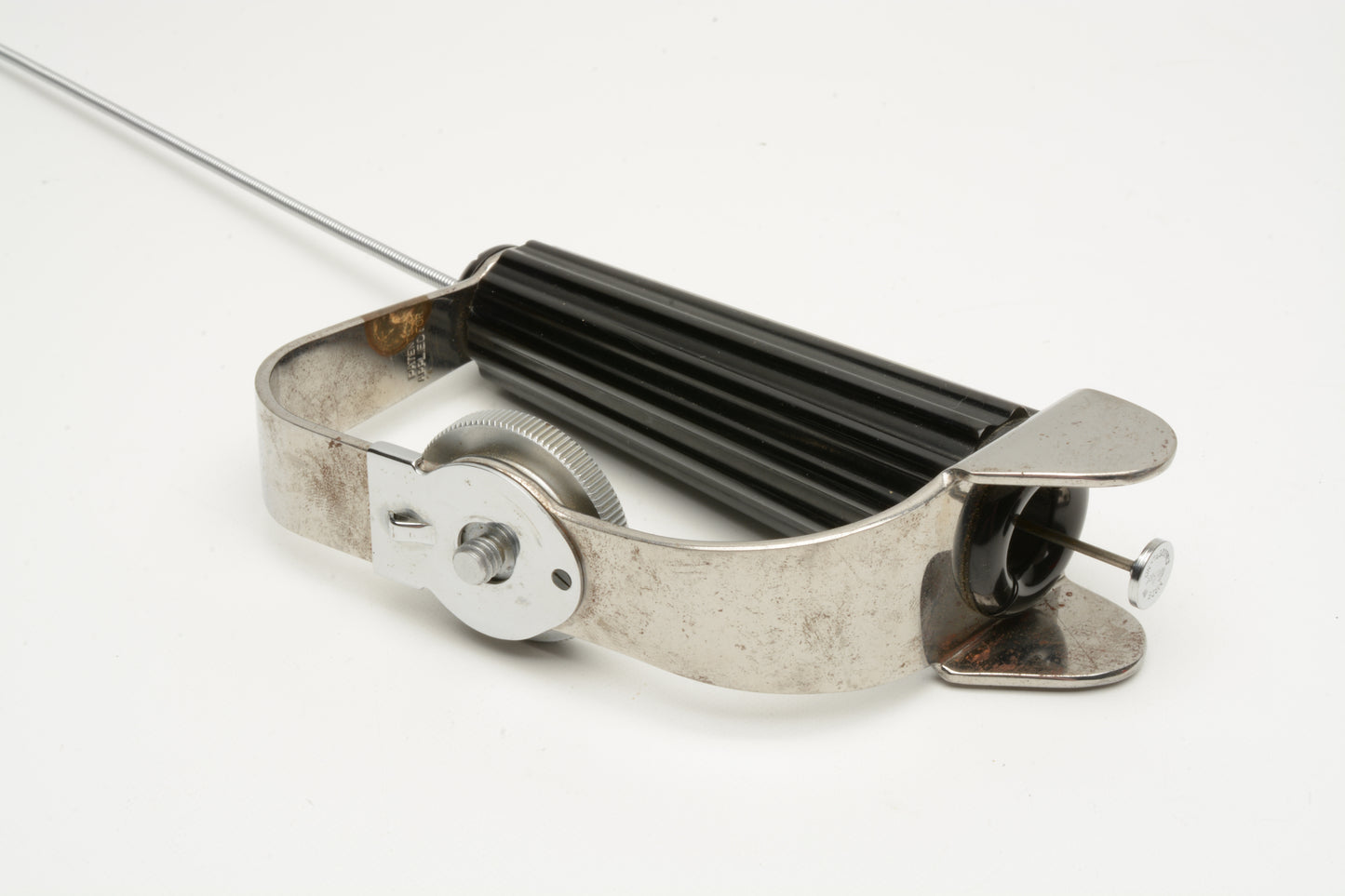 Bolex hand grip and shutter release for Bolex H16 or H8 cameras, Nice