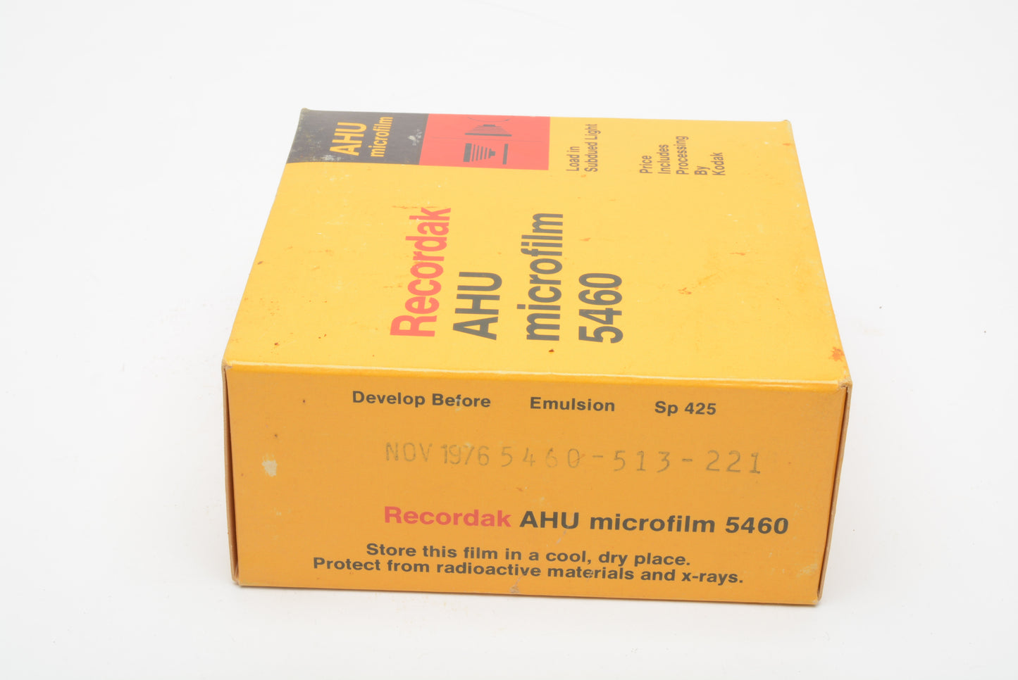 Kodak Recordak AHU Microfilm 5460 35mm 100ft. Sealed Expired 10/1976 #164-0192