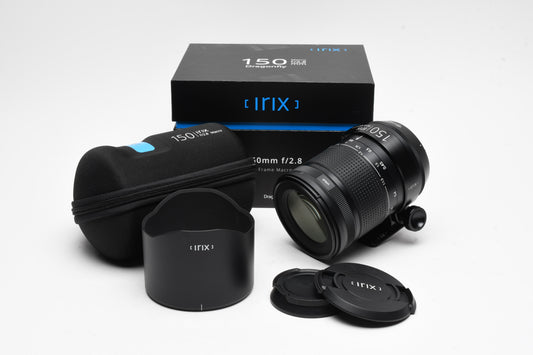 Irix Dragonfly 150mm f2.8 Full Frame 1/1 Macro Lens Canon EF, Mint, Boxed