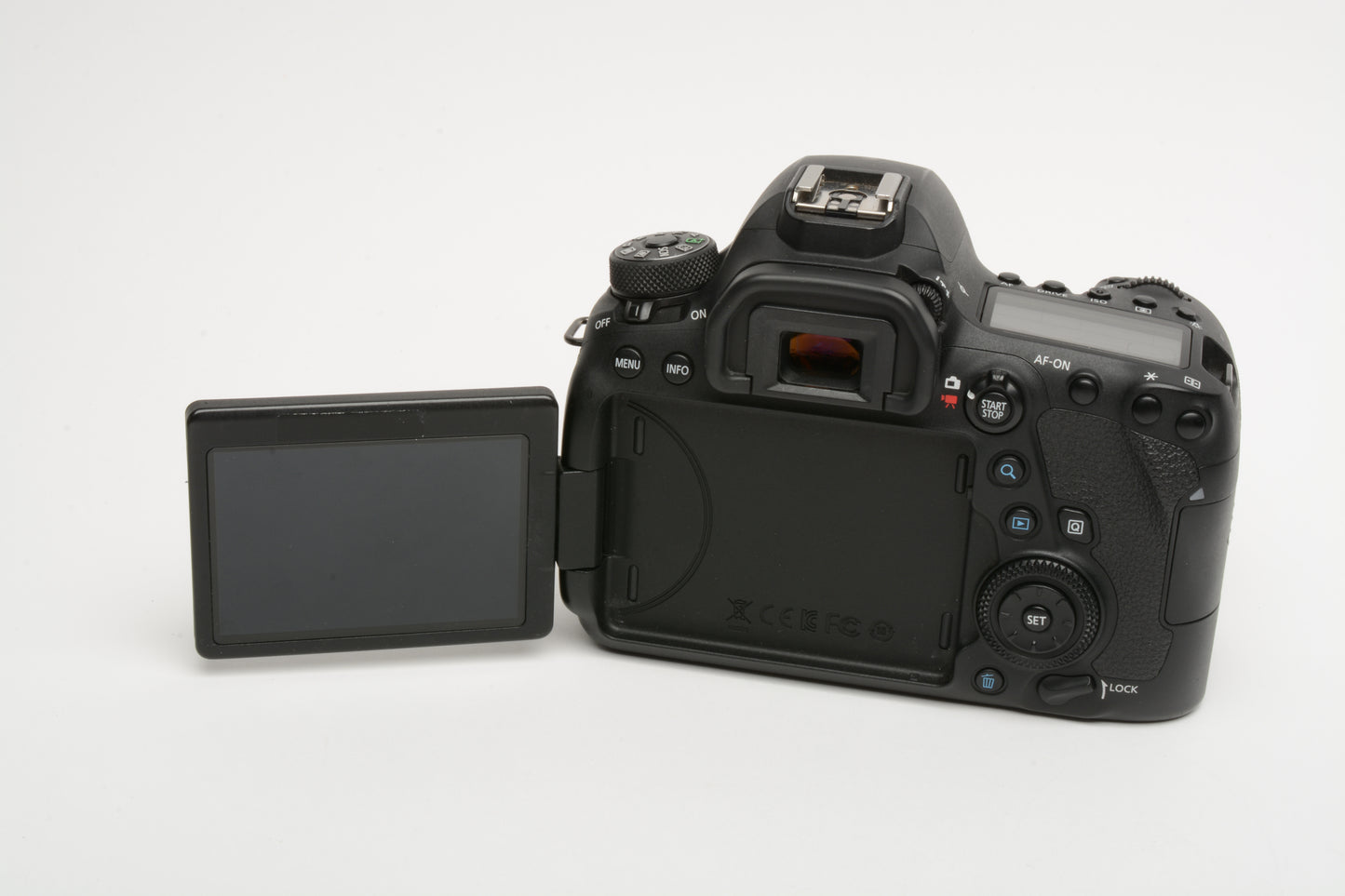 Canon EOS 6D Mark II 26.2MP DSLR body, batt, charger, only ~18K acts! tested, nice!