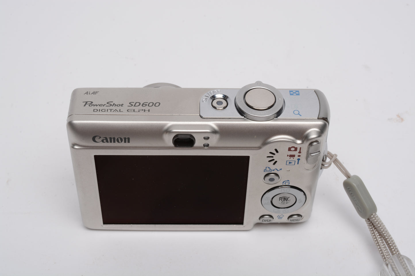 Canon PowerShot SD600 6MP Digital Point&Shoot w/batt+charger+SD Boxed
