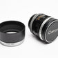 Canon 50mm f1.4 FL prime lens, caps, very clean +T60-2 Lens hood
