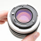 Canon 50mm f1.4 FD Silver Rim Prime lens Breech mount, caps, clean & sharp