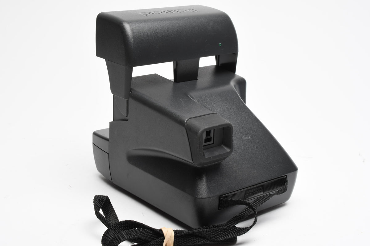 Polaroid 600 OneStep Instant Camera (600 film), tested, clean, w/Strap