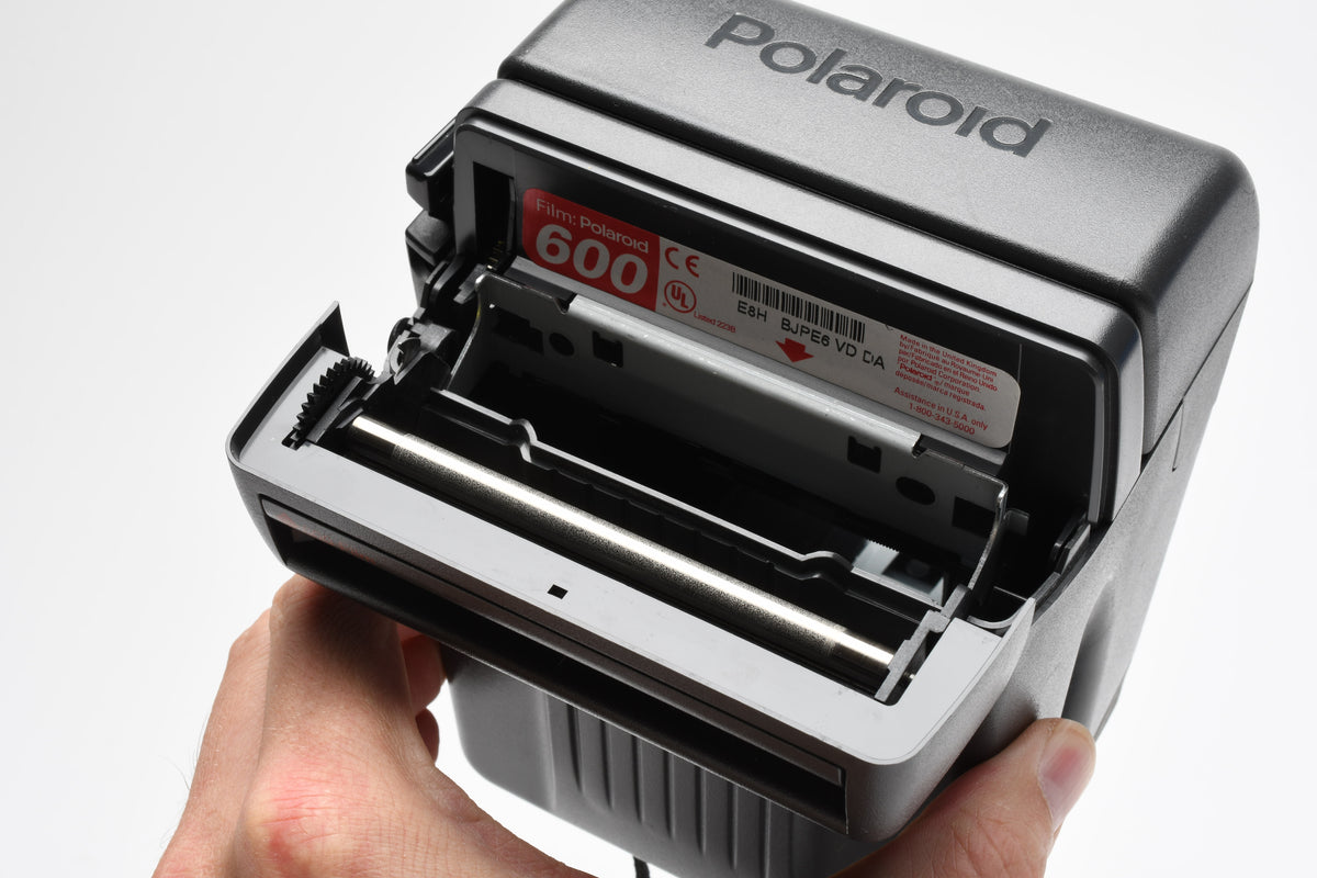 Polaroid 600 OneStep Instant Camera (600 film), tested, clean, w/Strap