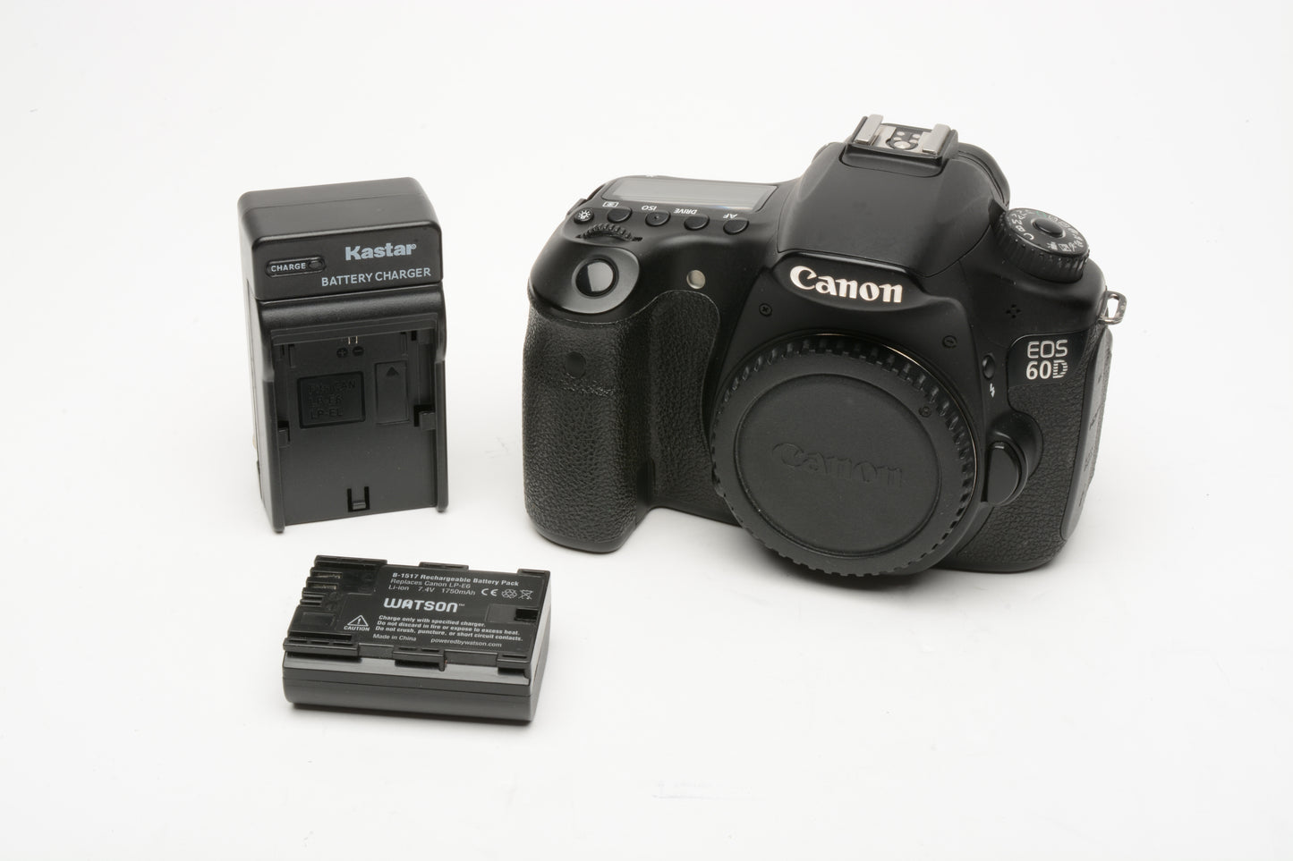 Canon EOS 60D Body, Batt, charger, USA version, 12,135 Acts, Tested, Nice!