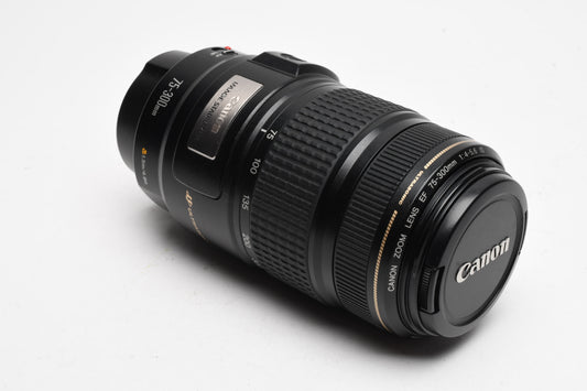 Canon EF 70-300mm f4-5.6 IS USM zoom lens, Caps, Great!