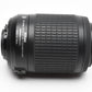 Nikon AFS Nikkor 55-200mm F4-5.6G ED DX VR zoom lens, caps, pouch, hood, UV