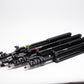 Set of 4 Impact LS-8AI Studio Lightweight Air cushioned light stands 8", Great!