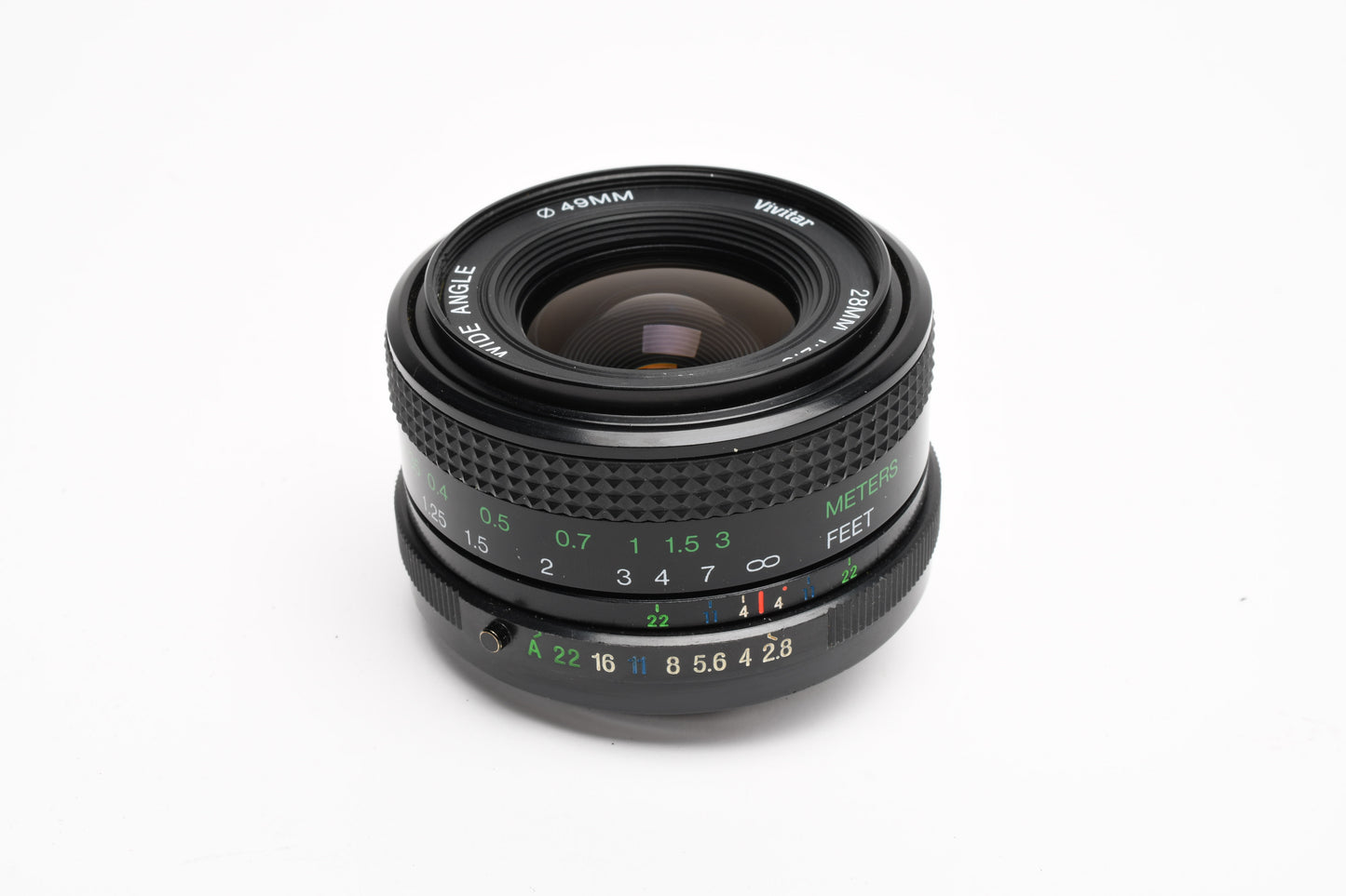 Vivitar 28mm f2.8 MC wide angle lens for Pentax PK mount, caps, clean