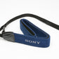 Nice Sony (Blue) 1.25" wide camera strap for 35mm SLRs