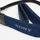 Nice Sony (Blue) 1.25" wide camera strap for 35mm SLRs