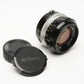 Nikon Nikkor-S.C 50mm f1.4 Non-AI Prime lens, caps, sharp! Nice