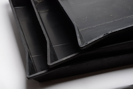 3X ACE American Hard Rubber Co. 20x24" Darkroom printing trays, Great quality!