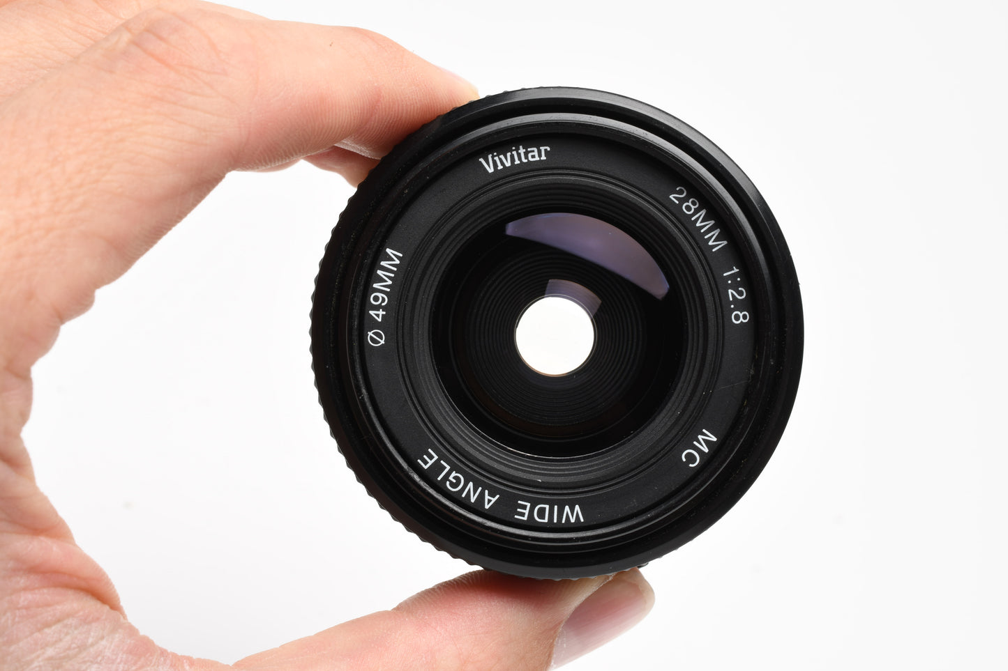 Vivitar 28mm f2.8 MC wide angle lens for Pentax PK mount, caps, clean