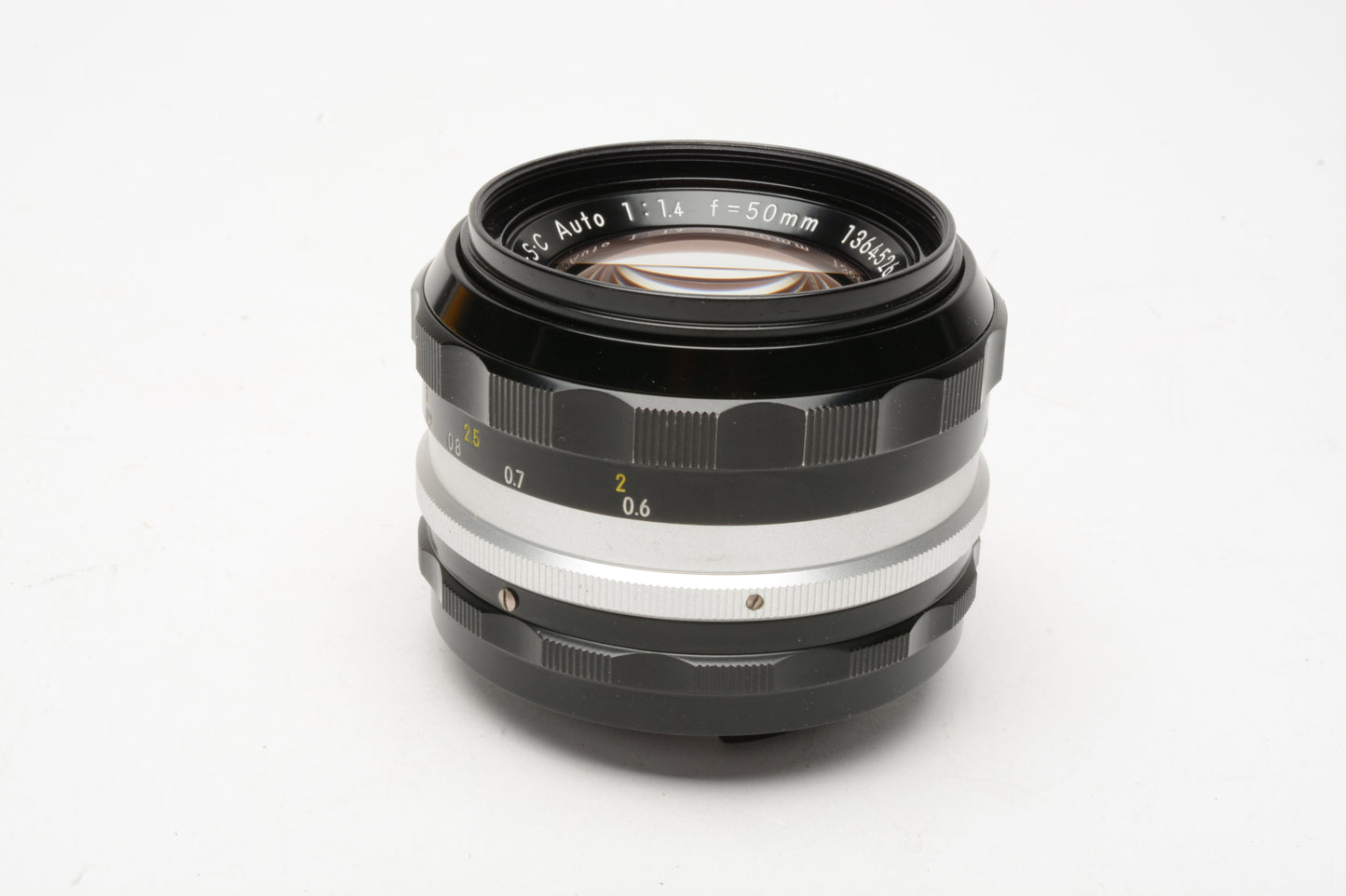 Nikon Nikkor-S.C 50mm f1.4 Non-AI Prime lens, caps, sharp! Nice