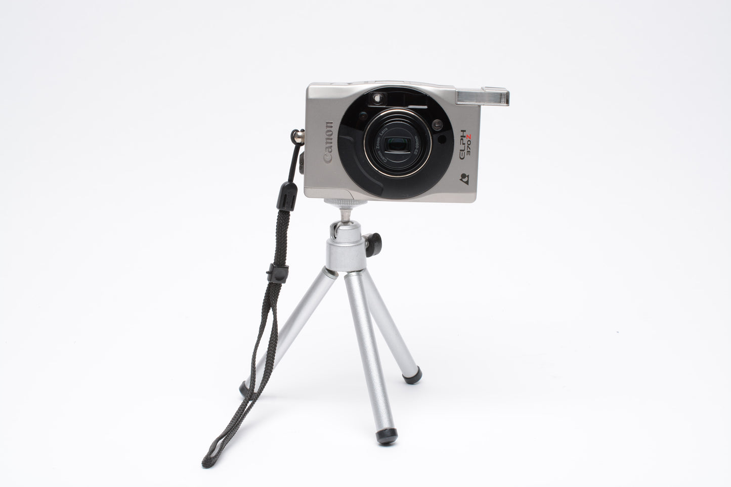 Canon Elph 370Z APS camera w/case, tripod, film!, Tested, Mint-