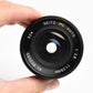 Deitz 28mm f2.8 MC wide angle lens for Olympus OM mount, caps, clean