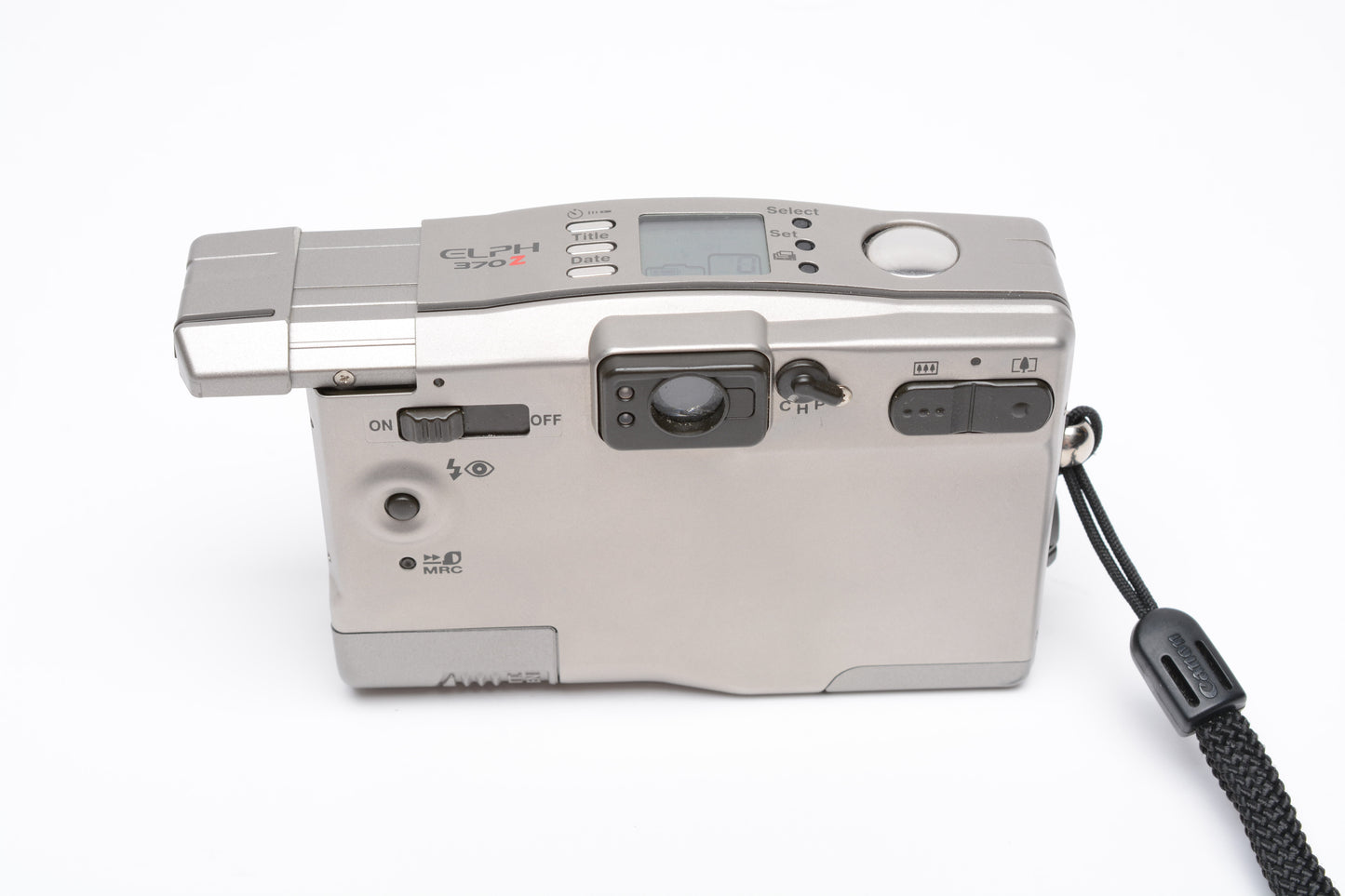 Canon Elph 370Z APS camera w/case, tripod, film!, Tested, Mint-