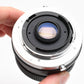 Deitz 28mm f2.8 MC wide angle lens for Olympus OM mount, caps, clean