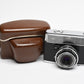 Agfa Optima 500 35mm Rangefinder Camera With Case, Tested, Works!