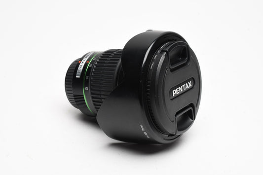 Pentax SMC DA 12-24mm F4 ED AL AL IF Lens, Hood, caps, UV, Great!