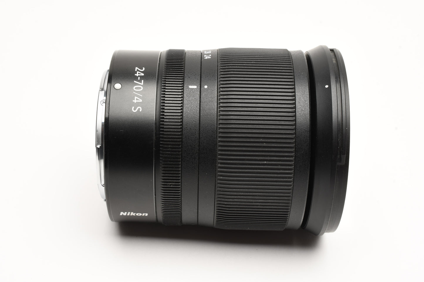 Nikon Nikkor Z 24-70mm f4s zoom lens, Hood, Gently used, Great