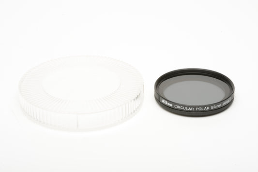 Nikon Circular Polar Polarizing 52mm filter in jewel case, very clean