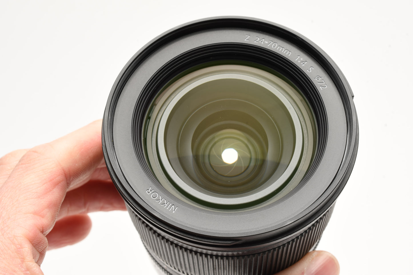 Nikon Nikkor Z 24-70mm f4s zoom lens, Hood, Gently used, Great