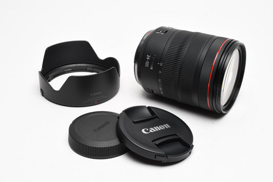 Canon RF 24-105mm f4L IS USM zoom lens, Mint-, USA
