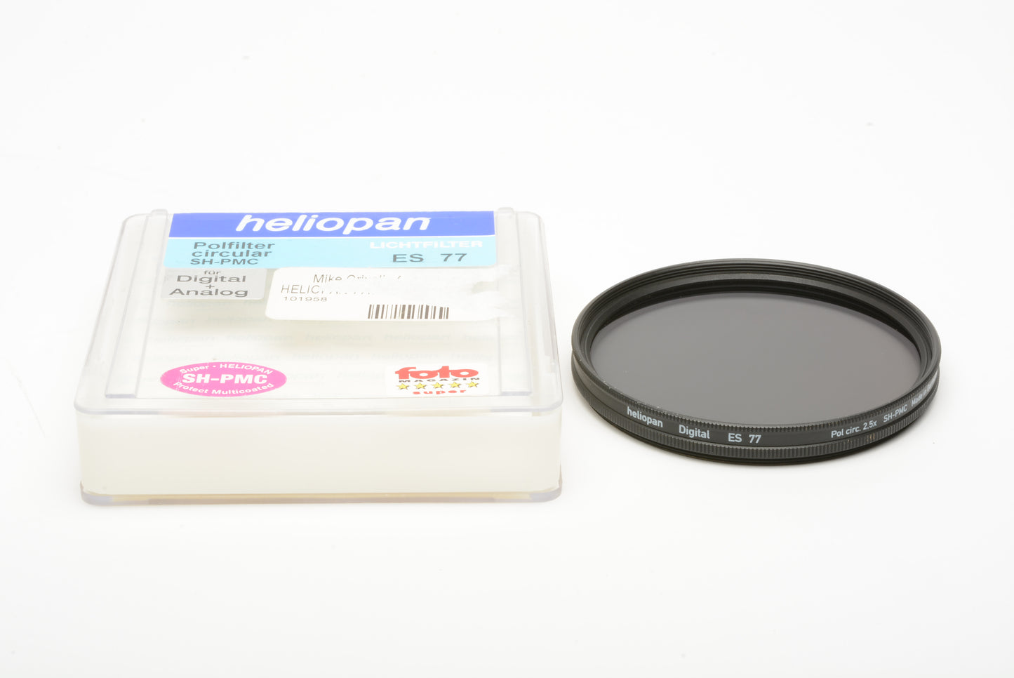 Heliopan SH-PMC Circular Polarizing 77mm ES77 filter in jewel case, very clean